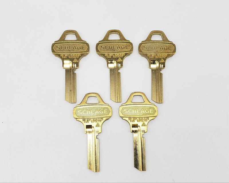 5x Schlage Everest 35-007 C234 Key Blanks Nickel Silver 5 Pin NOS 3