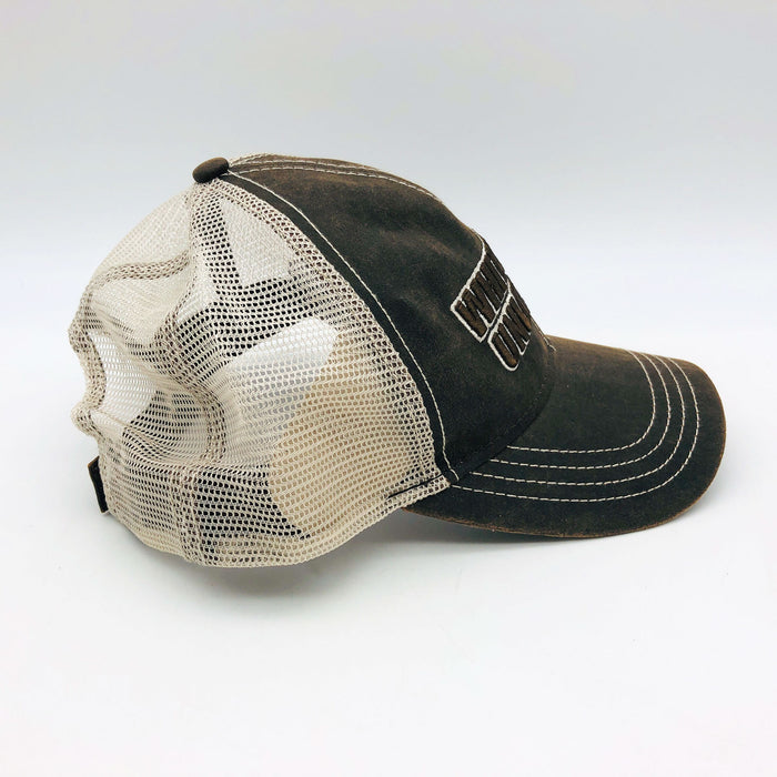 Whitetails Unlimited Baseball Cap Hat Strap Back Mesh Embroidered Deer Hunting