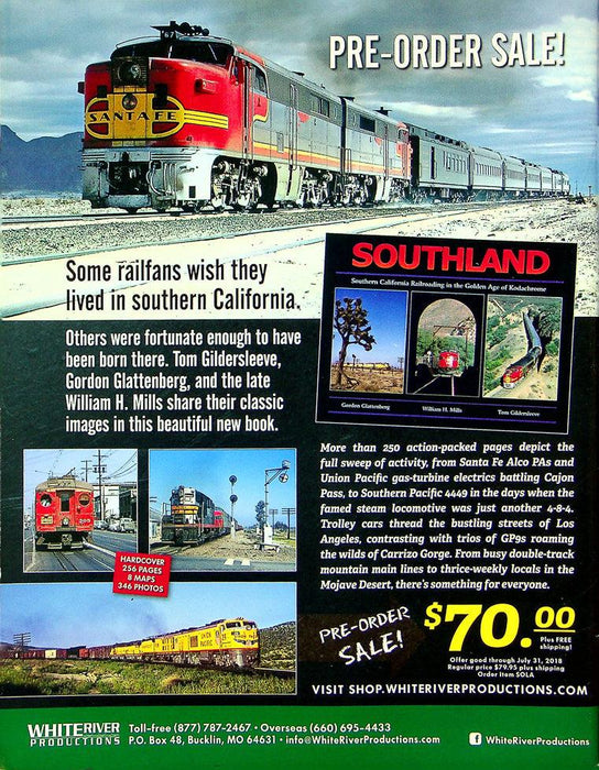 Railfan & Railroad Magazine July 2018 Vol 37 No 7 Rails Around Rickmond