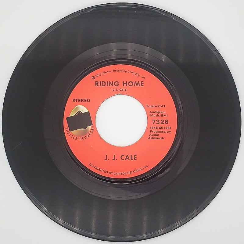 J.J. Cale Lies / Riding Home Record 45 RPM Single 7326 Shelter 1972 2