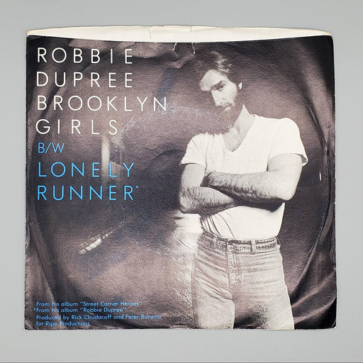 Robbie Dupree Brooklyn Girls / Lonely Runner Single Record Elektra 1981 E-47145 1