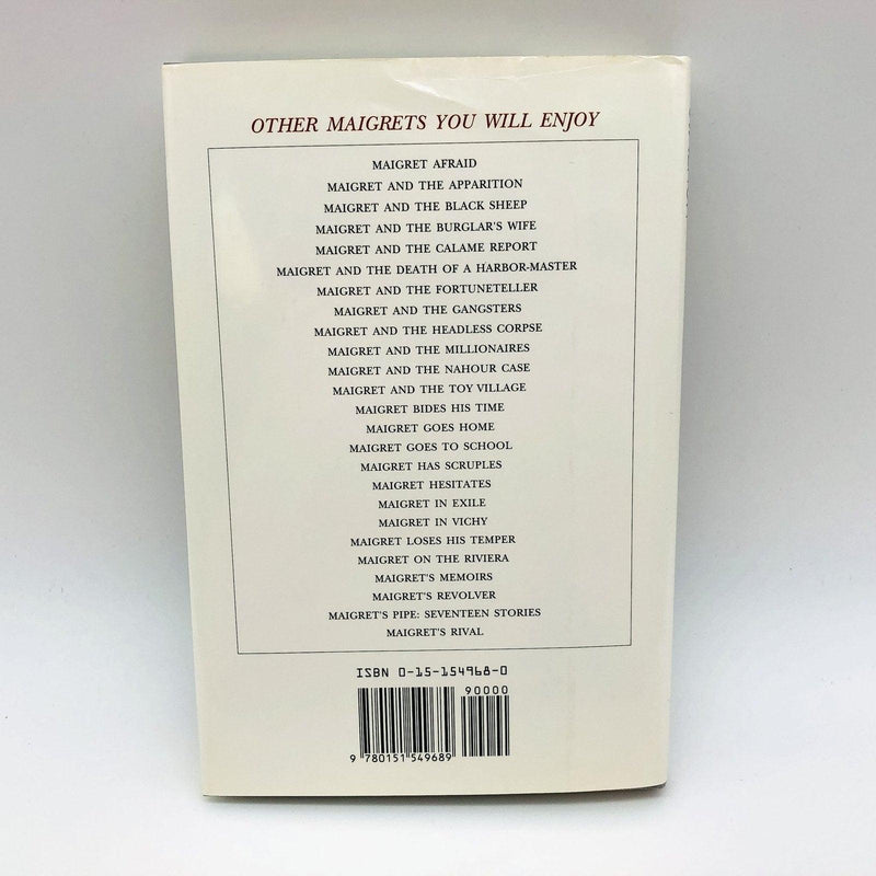 Madame Maigrets Own Case Hardcover Simenon 1959 Murder Mystery Bookbinder 2