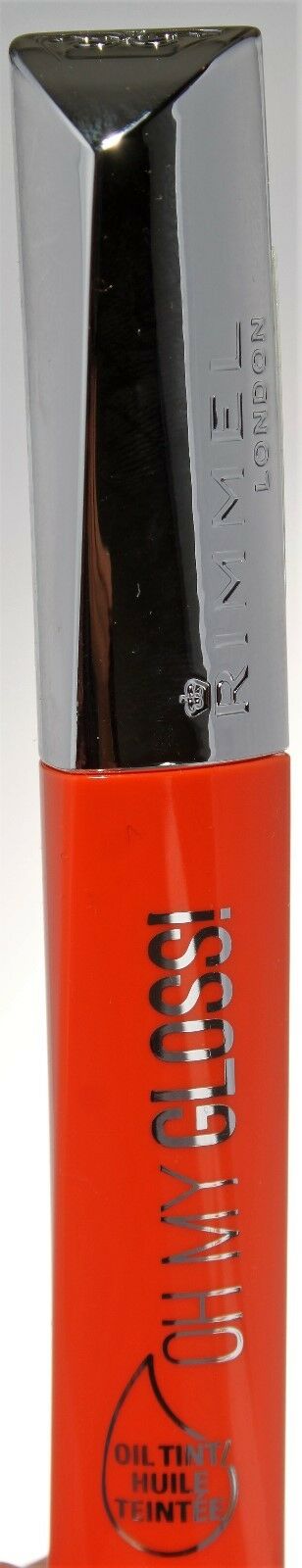 Rimmel Oh My Gloss! Oil Tint Lip Gloss Orange Mode 600 .21 oz. Lot of 4