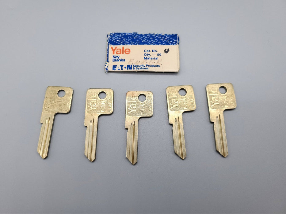 5x Yale EN8 Key Blanks GK Keyway Nickel Silver 5 Pin NOS 3