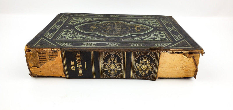 Deue Neue Hauspostille Heinrich Schoner 1890 Gersdorf Antique German Sermon Book 7