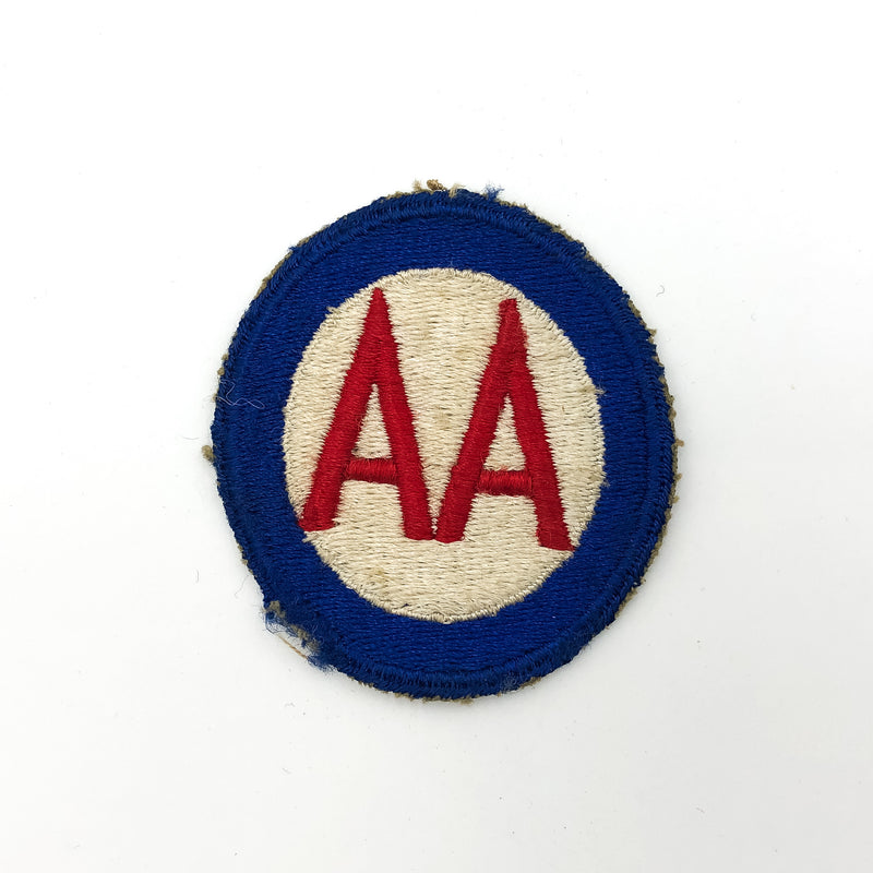 US Army Patch Anti Aircraft AA Command WW2 Vintage United States Military WEAR 1