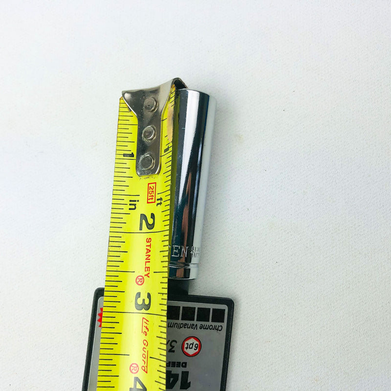 3ct 14mm Deep Socket 3/8 Drive 6 Point Metric Chrome Vanadium Thorsen 61314 New