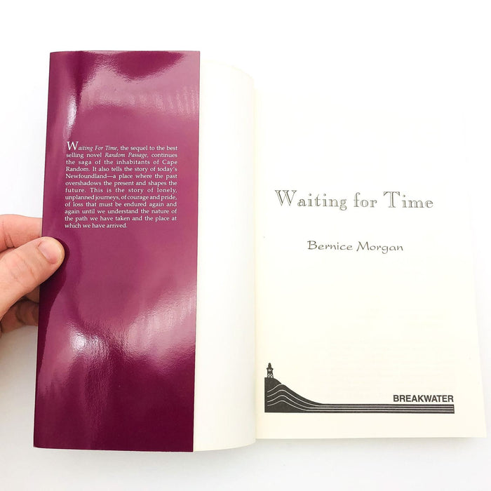 Waiting for Time Paperback Bernice Morgan 1996 Courage Pride Death Canadian Edit 6