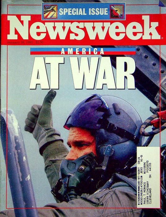 Newsweek Magazine January 28 1991 Desert Storm Gulf War Baghdad Henry Kissinger