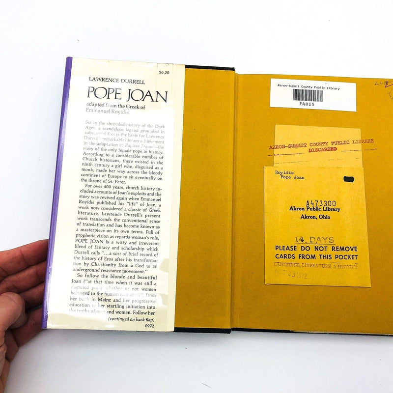 Pope Joan Hardcover Lawrence Durrell 1960 Catholicism Catholic Church Religion 6