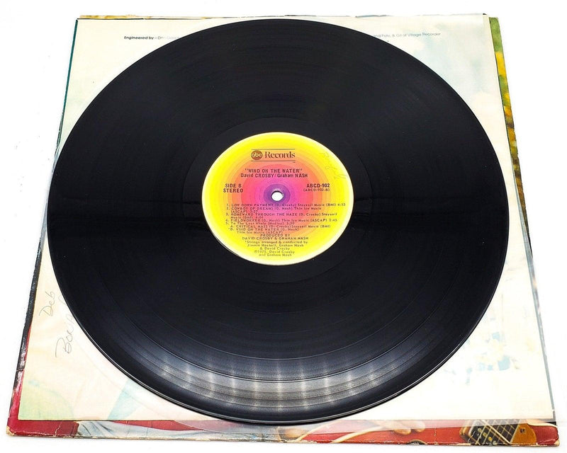 Crosby & Nash Wind On The Water 33 RPM LP Record ABC Records 1975 ABCD-902 8