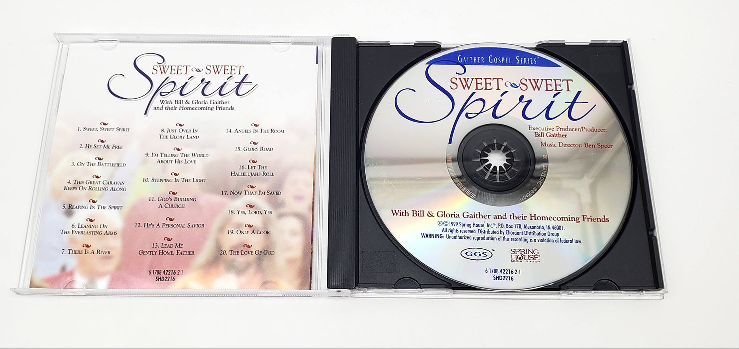 Bill & Gloria Gaither Sweet, Sweet Spirit Album CD Spring House Music Group 1999 5