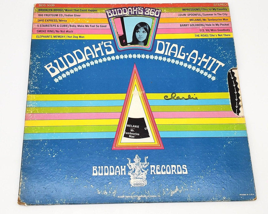 Buddah's 360 Degree Dial-A-Hit 33 RPM LP Record Buddah Records 1969 BDS 5039 1