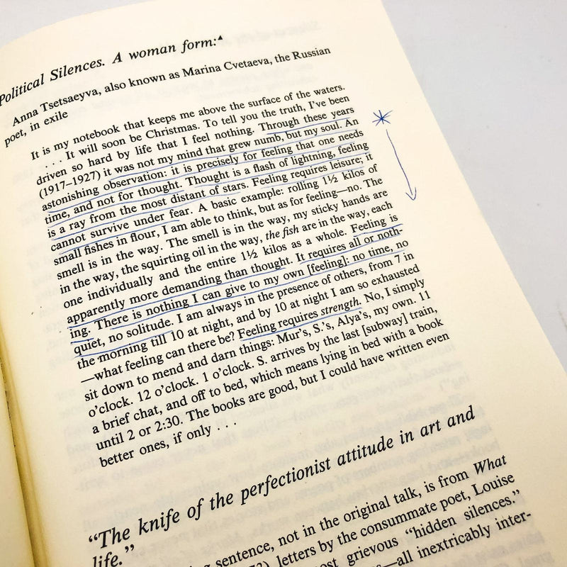 Silences Hardcover Tillie Olsen 1978 Women Studies Literature Discrimination 10