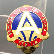 US 3rd Army Unit Pin Crest Semper Prima Tertia Distinctive Insignia D-22 Denmark 3