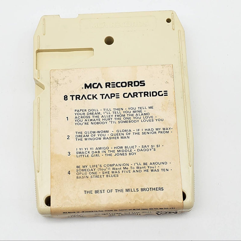 The Best Of The Mills Brothers 8-Track Tape Album MCA MCAT2-4039