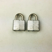 2ct Vintage No 3 Master Lock Padlock 1-1/8" Shackle New NOS Keyed Alike 3773 7