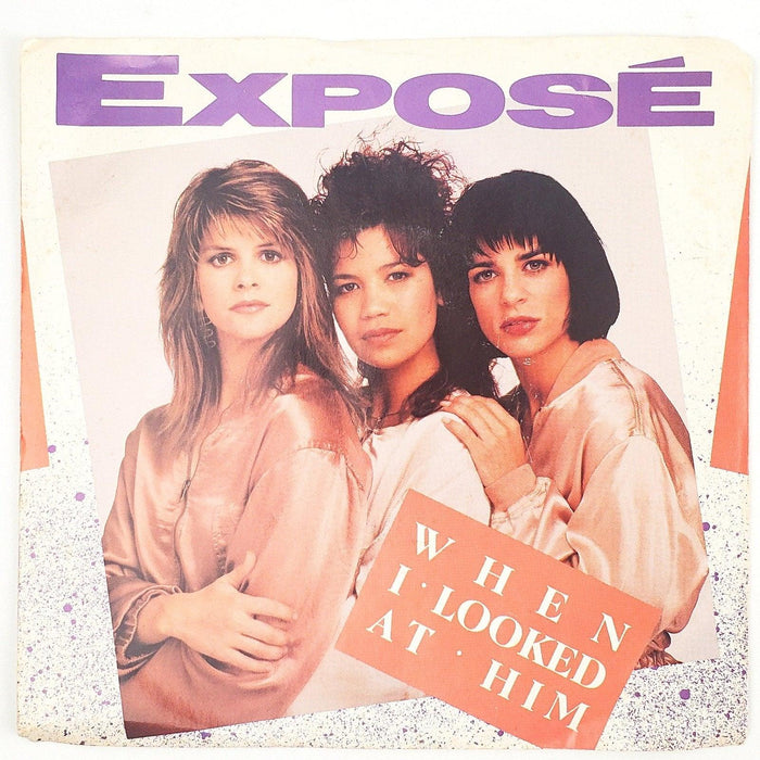 Expose When I Looked At Him Record 45 RPM Single AS1-9868 Arista 1989 1