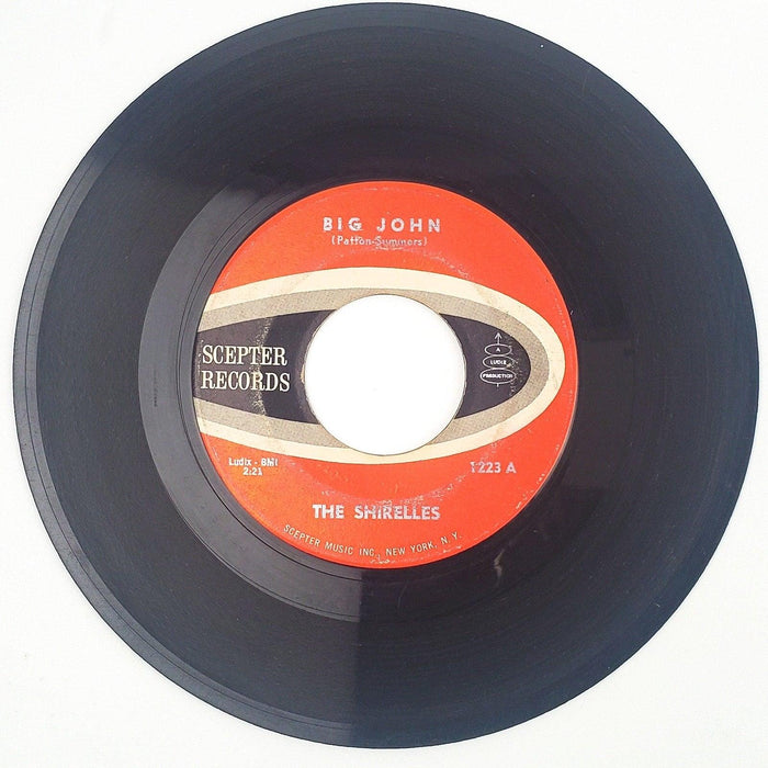 The Shirelles Big John / Twenty-One Record 45 RPM Single Scepter Records 1961 1