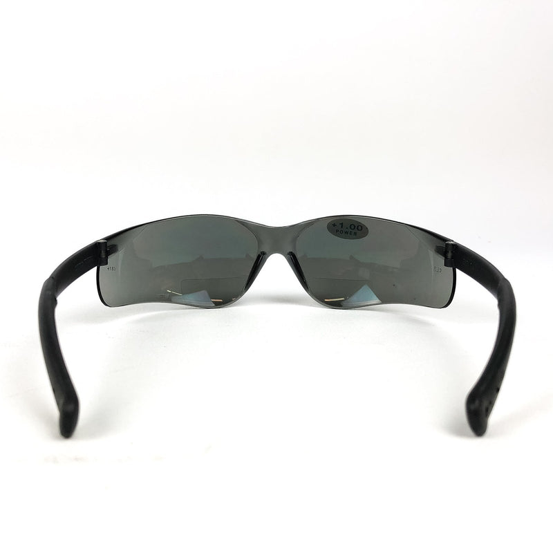 Bifocal Readers Safety Glasses 1.0X Diopter Gray Lens MCR Safety BKH10G Bearkat 3