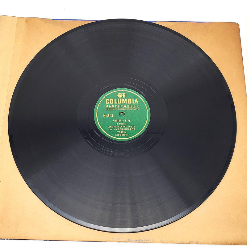 Music Of Johann Strauss 3x 12" Shellac Records Columbia Masterworks 1941 M-481 9