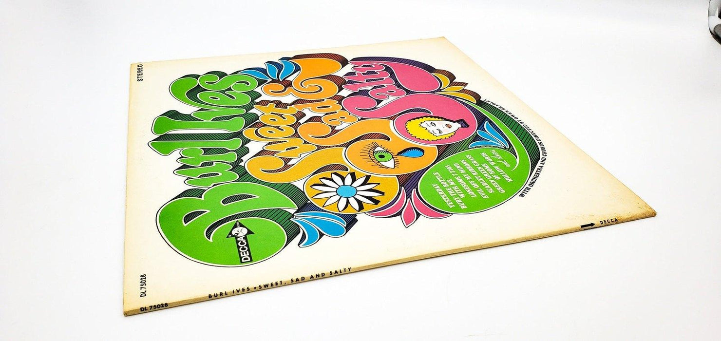 Burl Ives Sweet, Sad & Salty 33 RPM LP Record Decca 1968 DL 75028 3