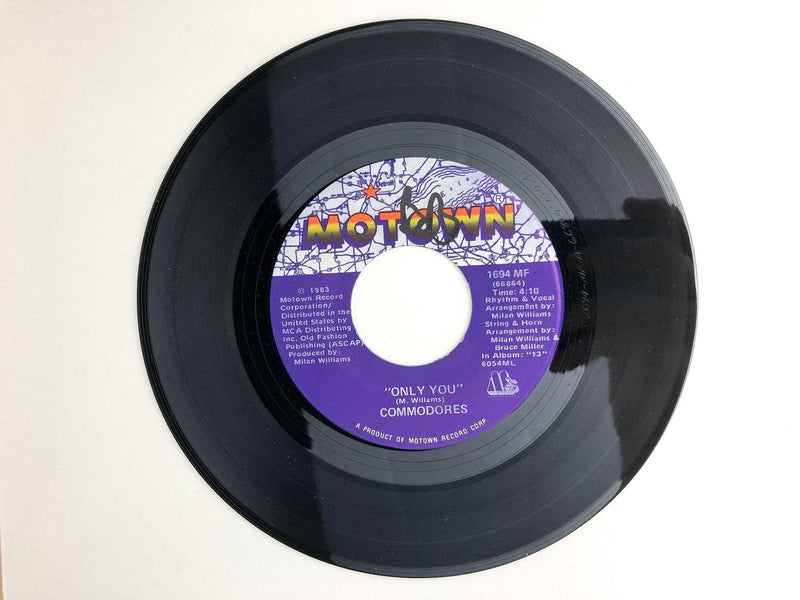 Commodores 45 RPM 7" Single Only You / CEBU Motown Records 1983 3
