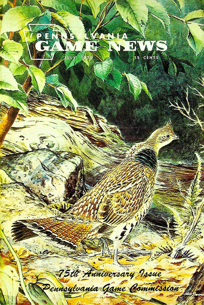 Pennsylvania Game News Magazine July 1970 75th Anniversary Hunting Wildlife