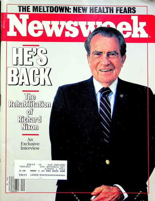 Newsweek Magazine May 19 1986 Nixon Rehabilitation Chernobyl Secrets Cheap PCs