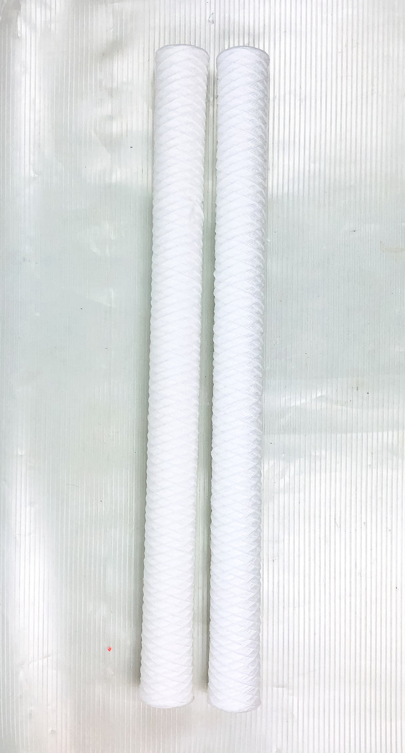 2pk String Wound Filter Cartridge 30"x2.5" 1 Micron Parker M39R30S Sediment