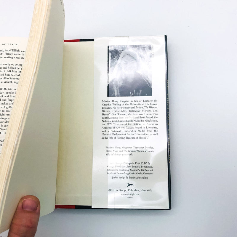 The Fifth Book Of Peace Hardcover Maxine Hong Kingston 2003 Persian Gulf War 10