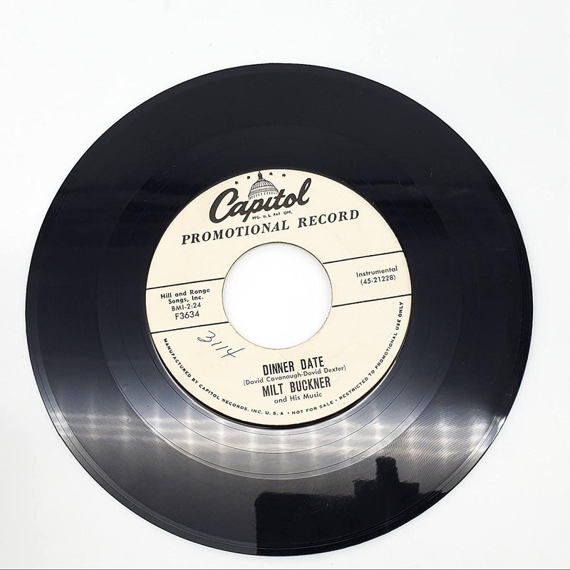 Milt Buckner And His Music Second Section Dinner Date Promo Record Capitol 1957 2