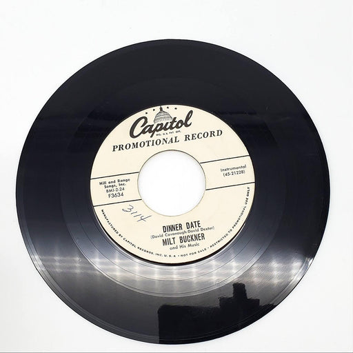 Milt Buckner And His Music Second Section Dinner Date Promo Record Capitol 1957 2