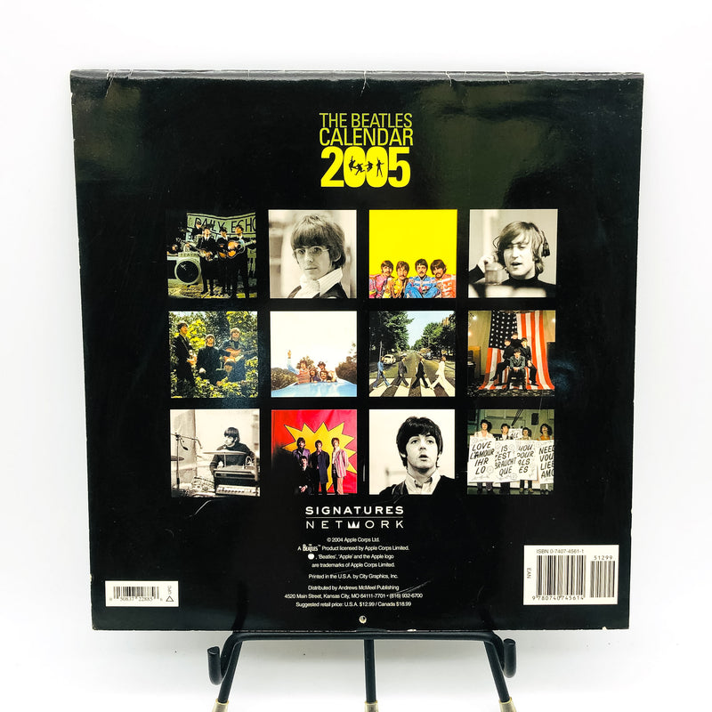 The Beatles Wall Calendar 2005 Signatures Network British Pop Rock Music Band