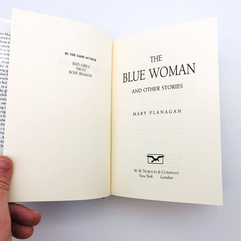The Blue Woman Hardcover Mary Flanagan 1994 Short Stories Women Girl Centered 8