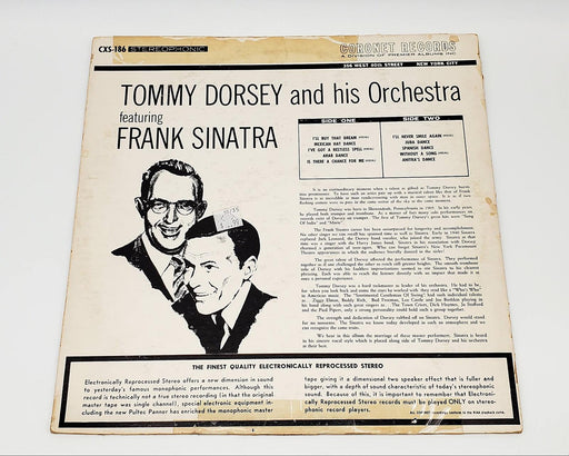 Tommy Dorsey And His Orchestra Featuring Frank Sinatra LP Record Coronet 1963 2