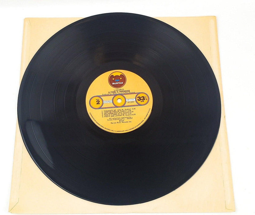 Lazarus A Fool's Paradise Record 33 RPM LP BR 2135 Bearsville Records 1973 2