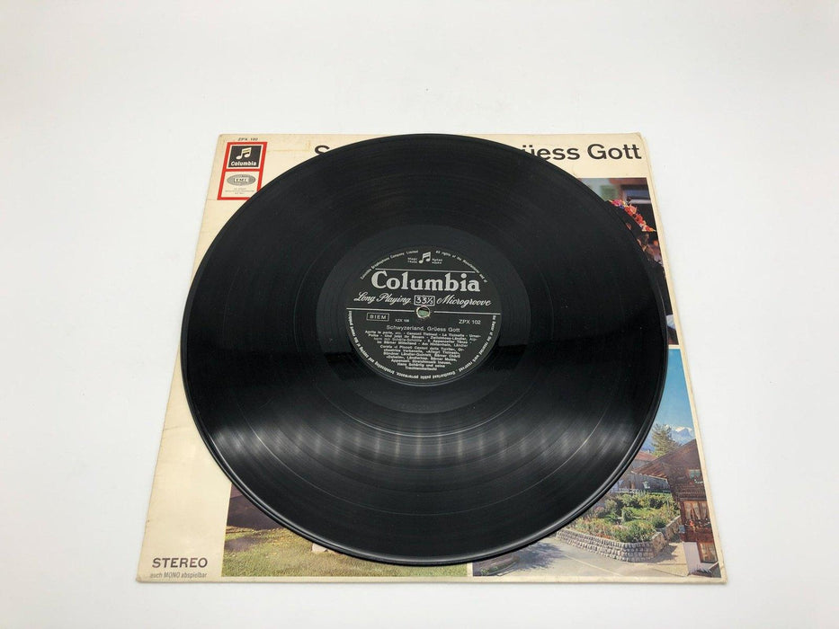 Schwyzerland, Gruess Gott Record 33 RPM LP ZPX 102 Columbia 6