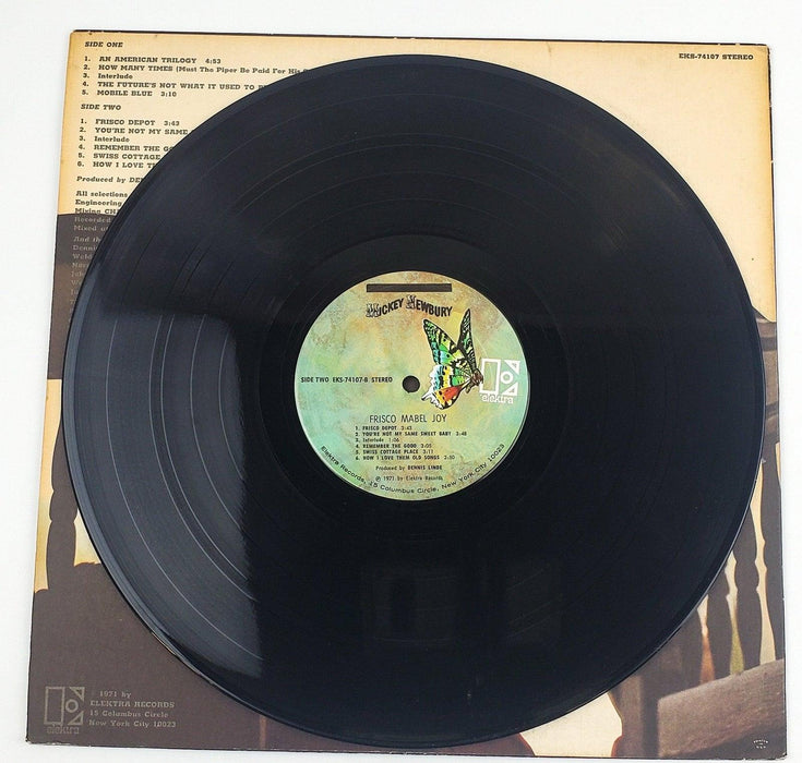 Mickey Newbury Frisco Mabel Joy Record 33 RPM LP EKS-74107 Elektra Records 1971 4