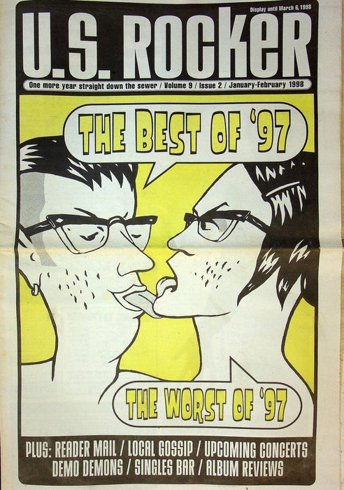 U.S Rocker Magazine Vol 9 No.2 1998 The Best & Worst of 1997