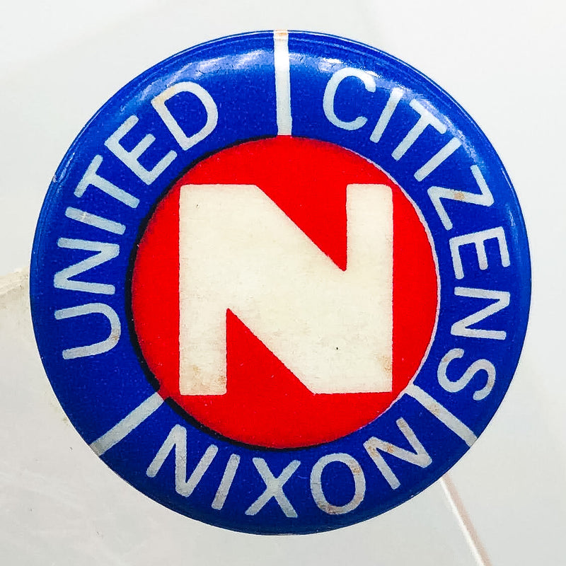 Vintage United Citizens for Nixon Button Pinback .75" Presidential Campaign 1