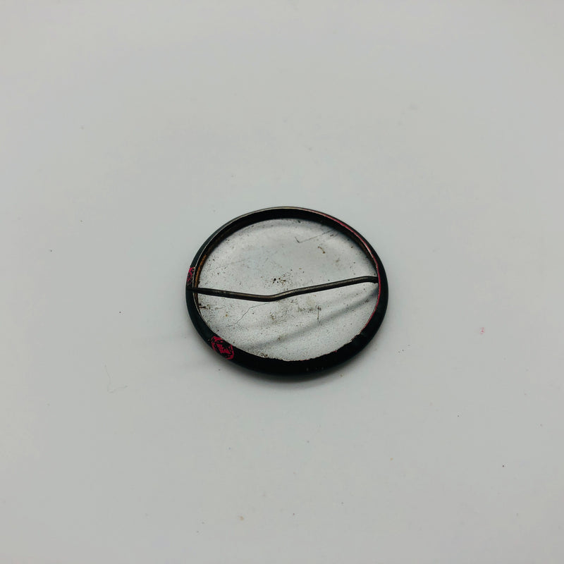 Vintage Pro Vaccine Button 1" Movement 1970s 1980s Letter V Needle Arm Hands