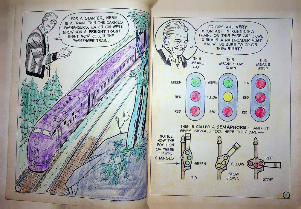 The Men Who Move The Nation Coloring Book Cliff Merritt 1970s Children Cleveland