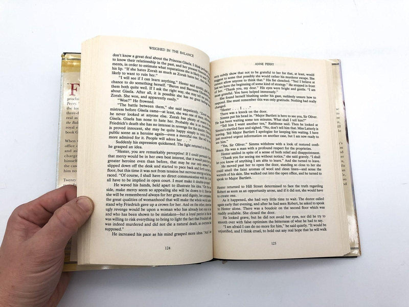 Weighed In The Balance Anne Perry 1996 Fawcett Hardcover Book Jacket 10