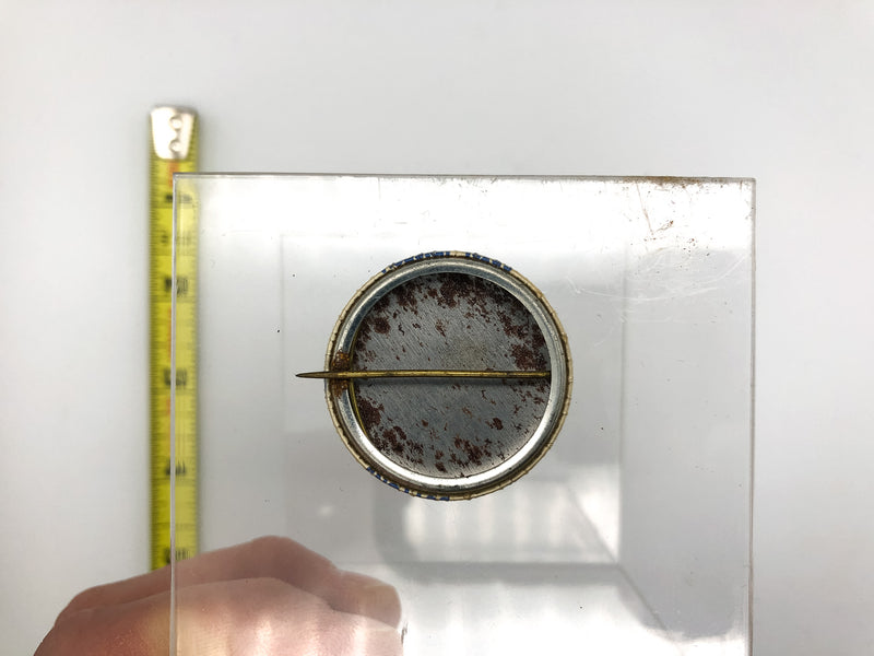 Vintage Kennedy Pinback Button Be-In Buttons Houston Texas White Blue Red 1