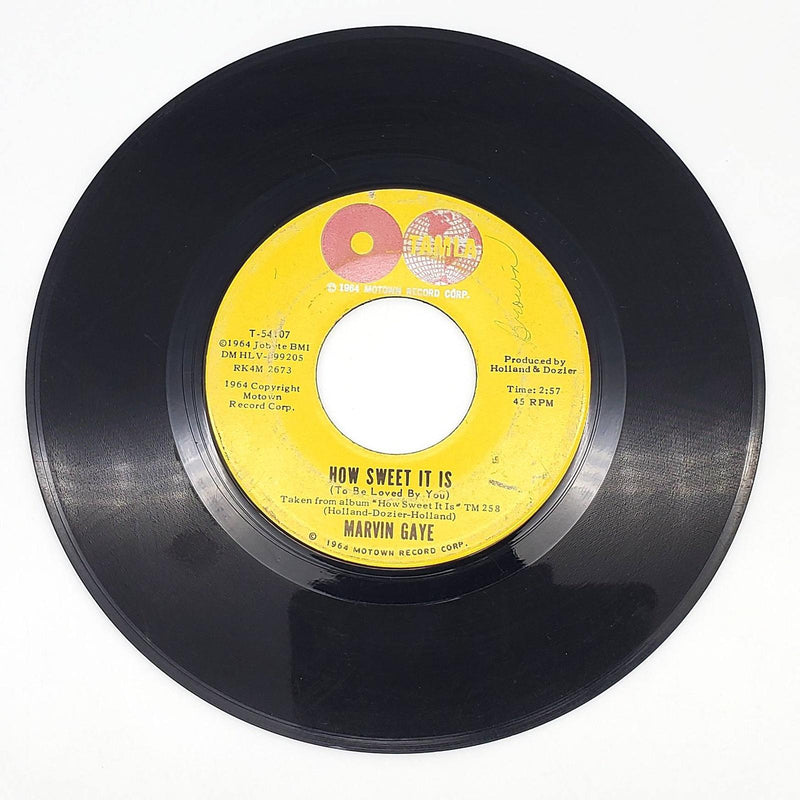 Marvin Gaye How Sweet It Is 45 RPM Single Record Tamla 1964 T-54107 1