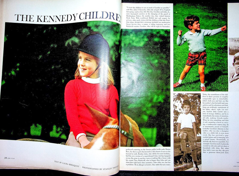 Look Magazine October 1965 Intimate Profile The Kennedy Children John Caroline