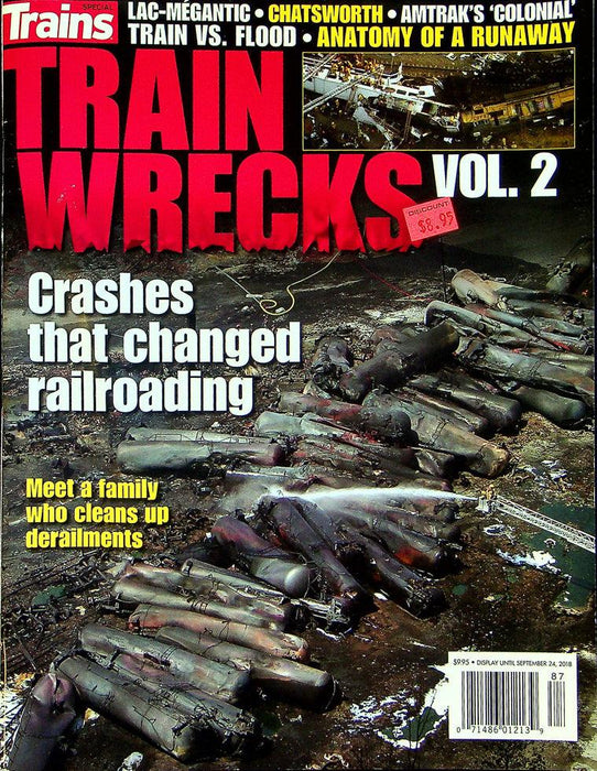 Trains Railroading Magazine September 2018 Vol 2 No Crashes Changed Railroading