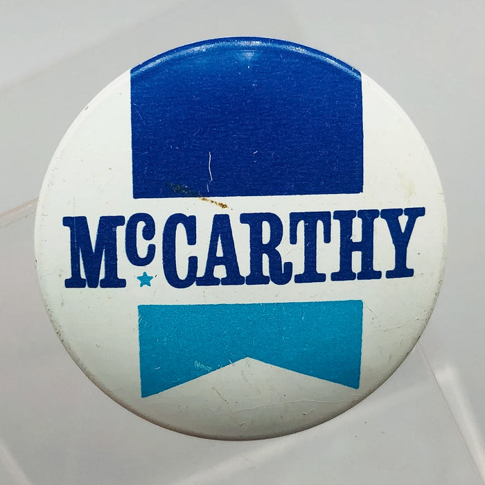 McCarthy Button Pin 1.31" Vintage Political Campaign US Senator Eugene E. Horn 8