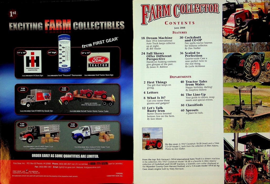 Farm Collector Magazine June 2008 Vol 10 # 10 Cockshutt and CO-OP